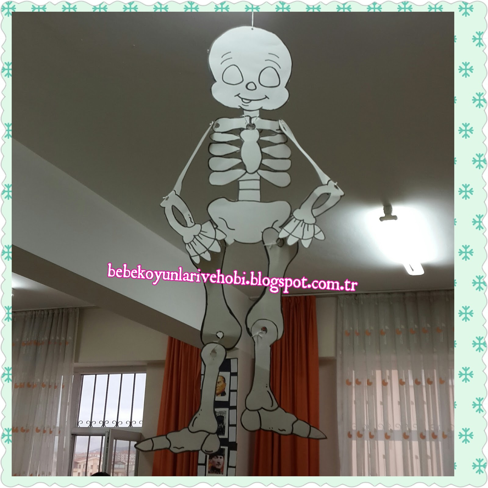 Elifce Bebek Oyunları ve Hobi Okul öncesi etkinlikler ( iskelet sistemi )