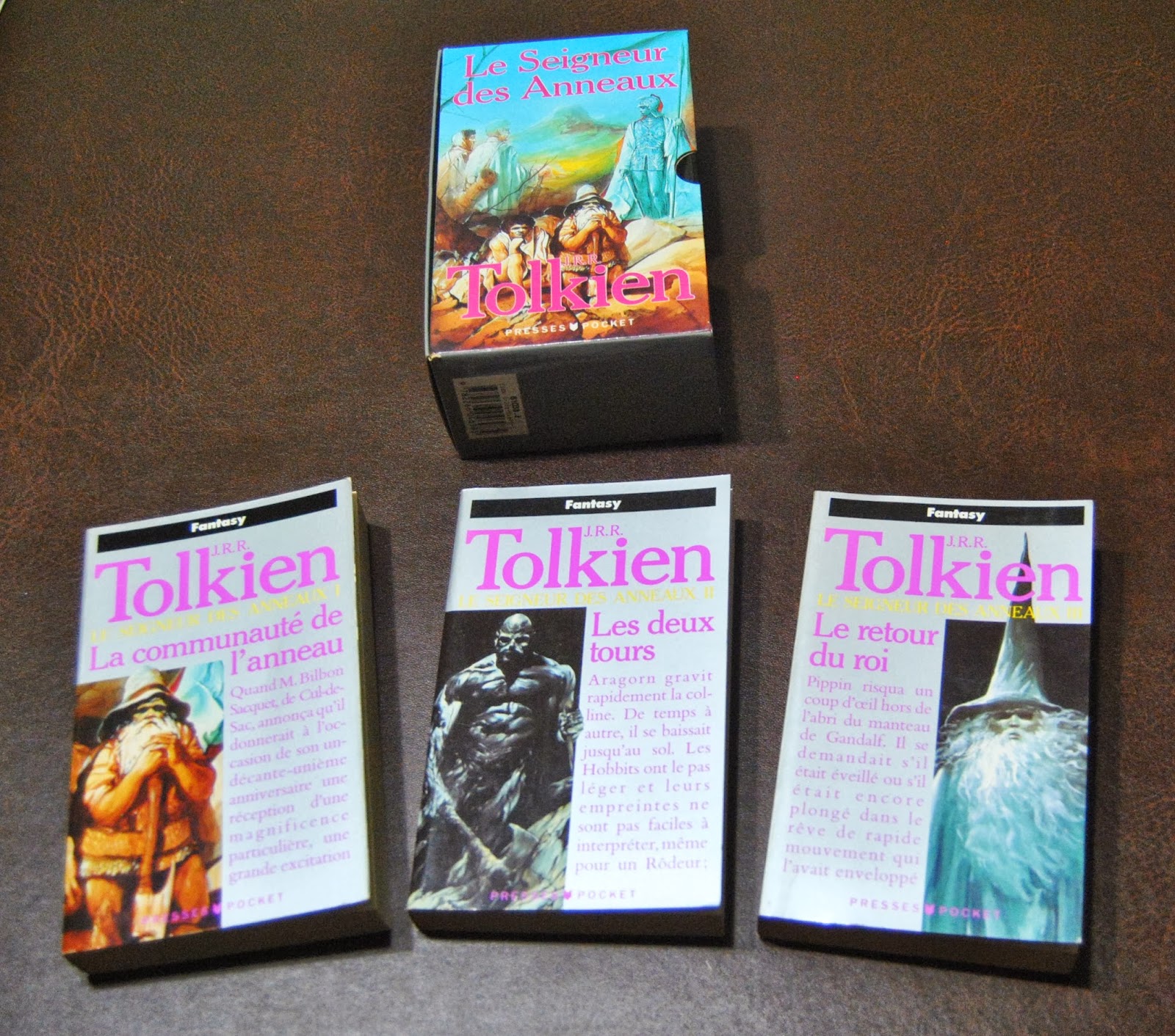 Tolkien collection Le Seigneur des Anneaux, edizione francese in 1991