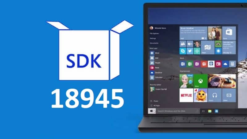 Windows 10 SDK Preview Build 18945 is now available for download