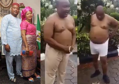 businessmen stripping naked Leg long milf