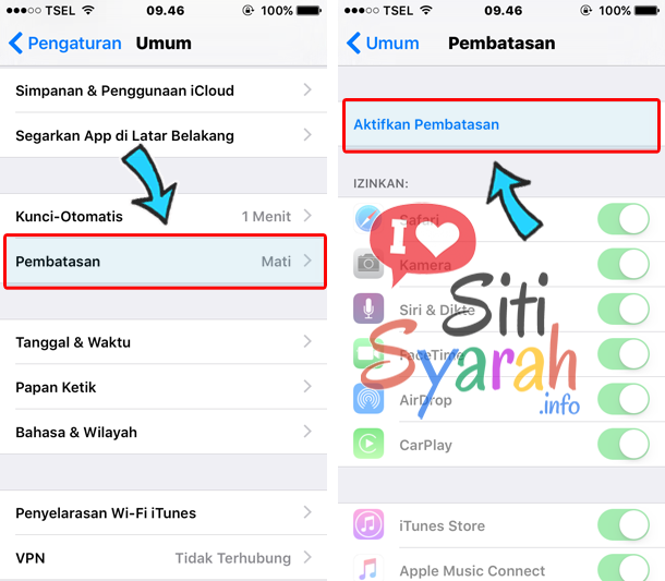 menyembunyikan app store iPhone