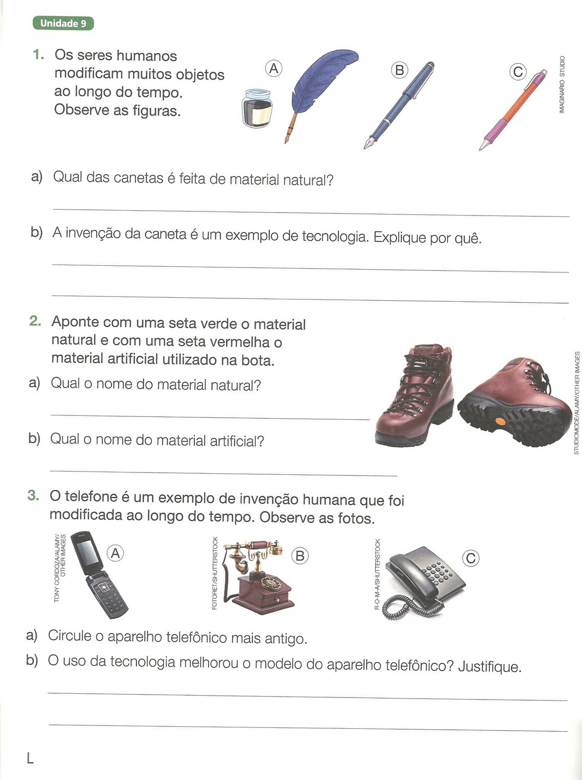 Propriedades E Usos Dos Materiais 2o Ano Atividades - NAZAEDU