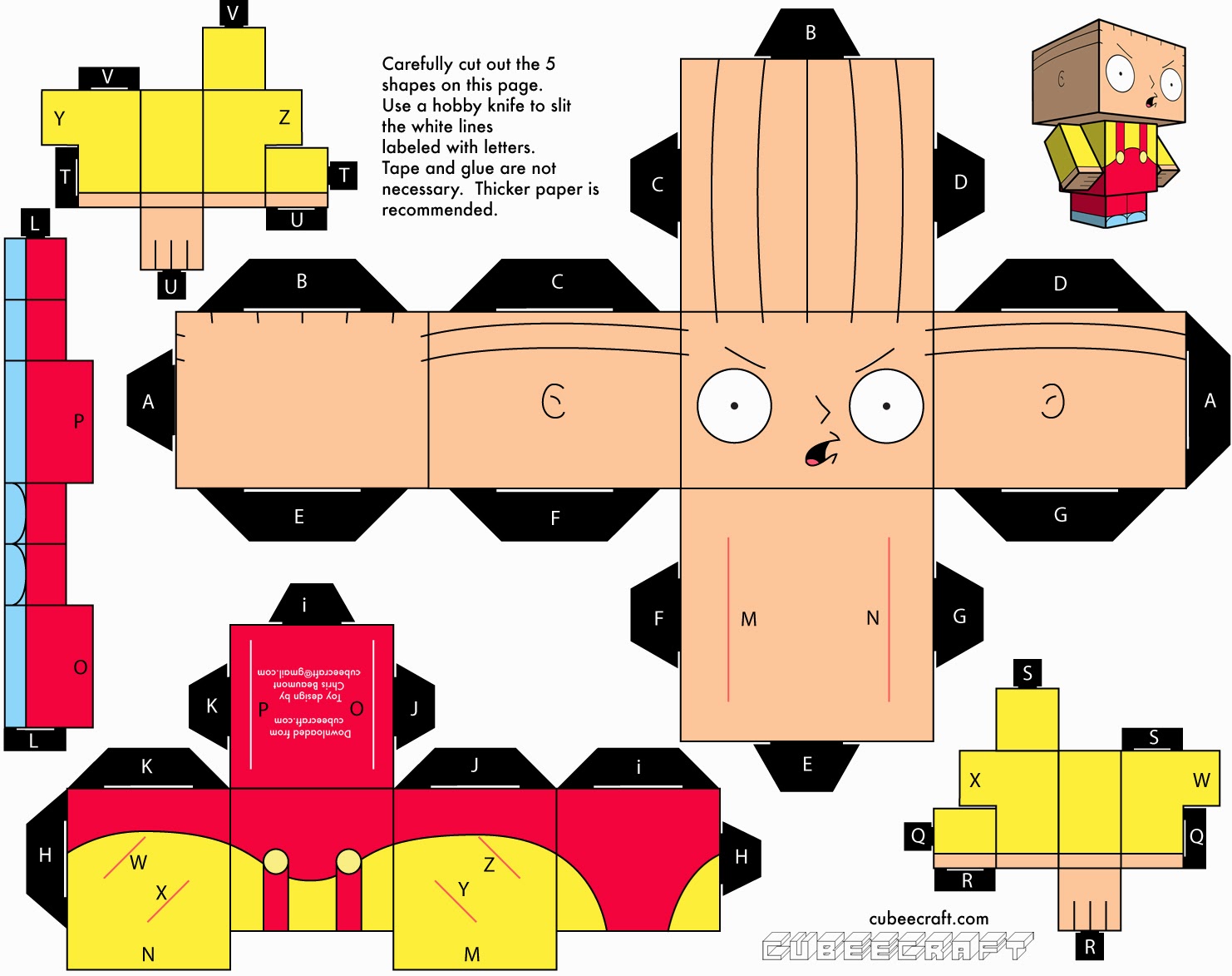Learning is Coming: CUBEECRAFT:DOWNLOAD-PRINT-CUT-FOLD