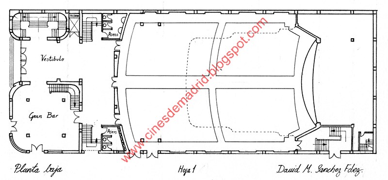 ¿ DÓNDE ESTÁN LOS CINES DE MADRID ?: EL CINEMA EUROPA. Reposición.