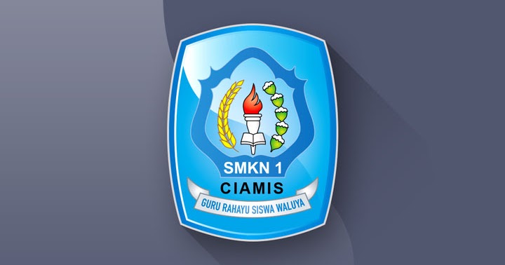 Logo SMK Negeri 1 Ciamis Jawa Barat 237 Design