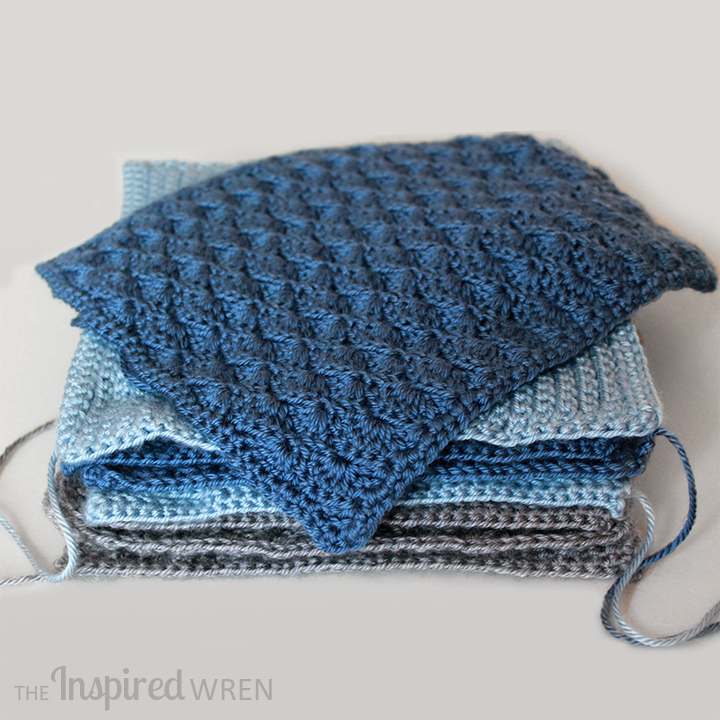 Solid Scallop: Square 5 (May) of the 2015 Afghan Sampler -- Crochet along and have a finished blanket at the end of the year! | The Inspired Wren Solid Scallop: Square 5 (May) of the 2015 Afghan Sampler -- Crochet along and have a finished blanket at the end of the year! | The Inspired Wren