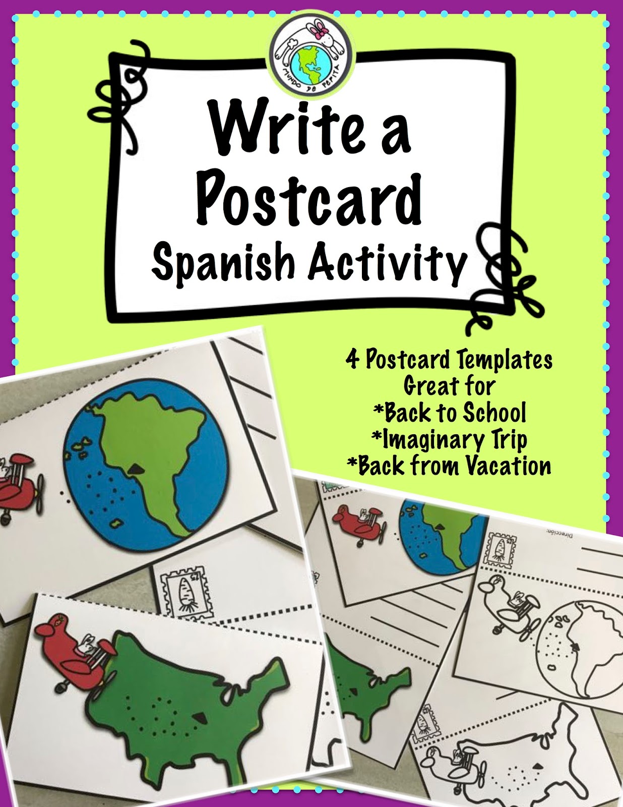 How to Send Your Stuffie or Mascot on an Imaginary Trip for Spanish