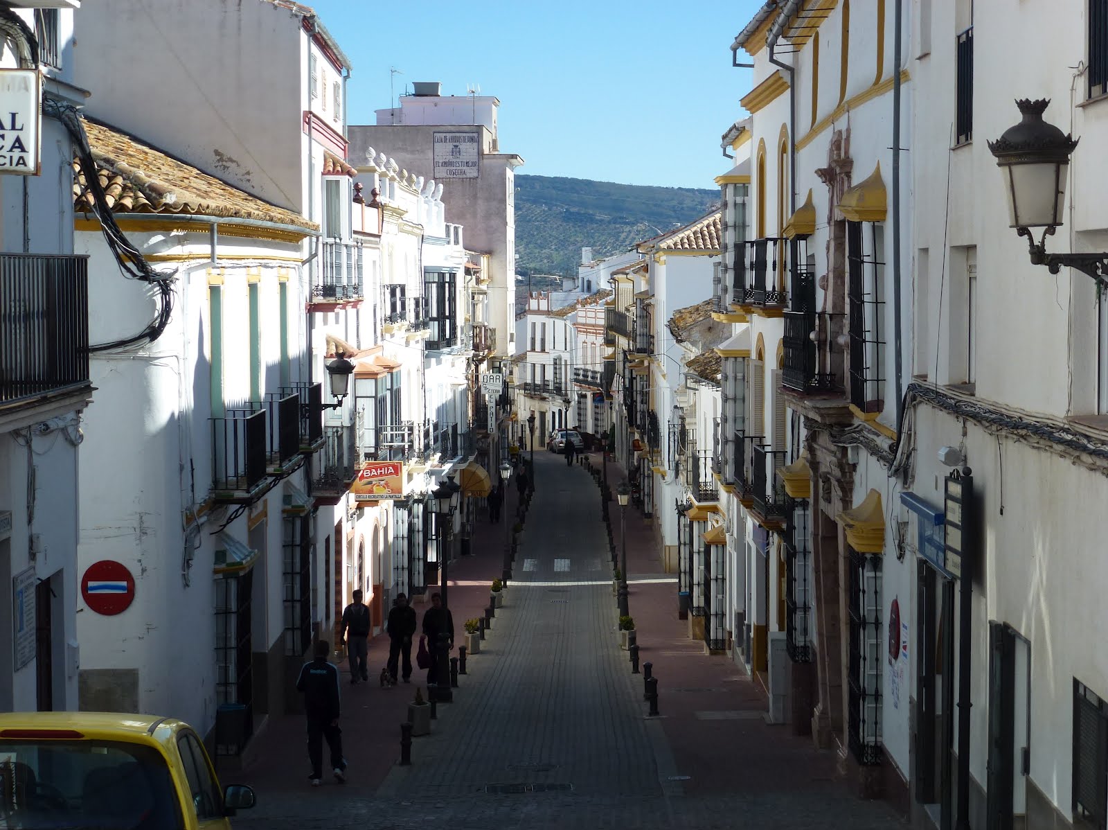 Olvera diary In the Plaza de la Iglesia today