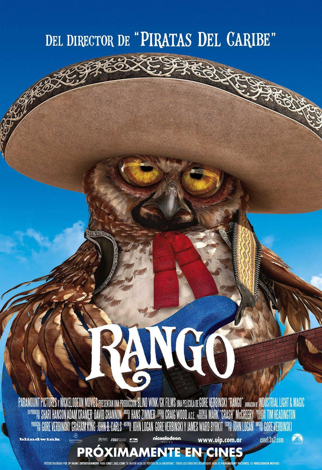 The Geeky Nerfherder: Movie Poster Art: Rango (2011)