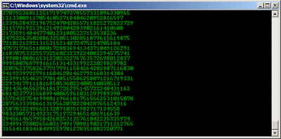 Computer Triks and Tips: Matrix code in CMD with notepad