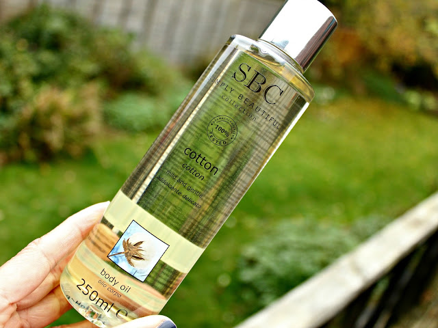 A picture of the SBC Cotton Body Oil 