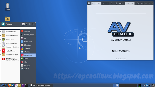 AV Linux 2016 Desktop AV Linux 2016 Desktop