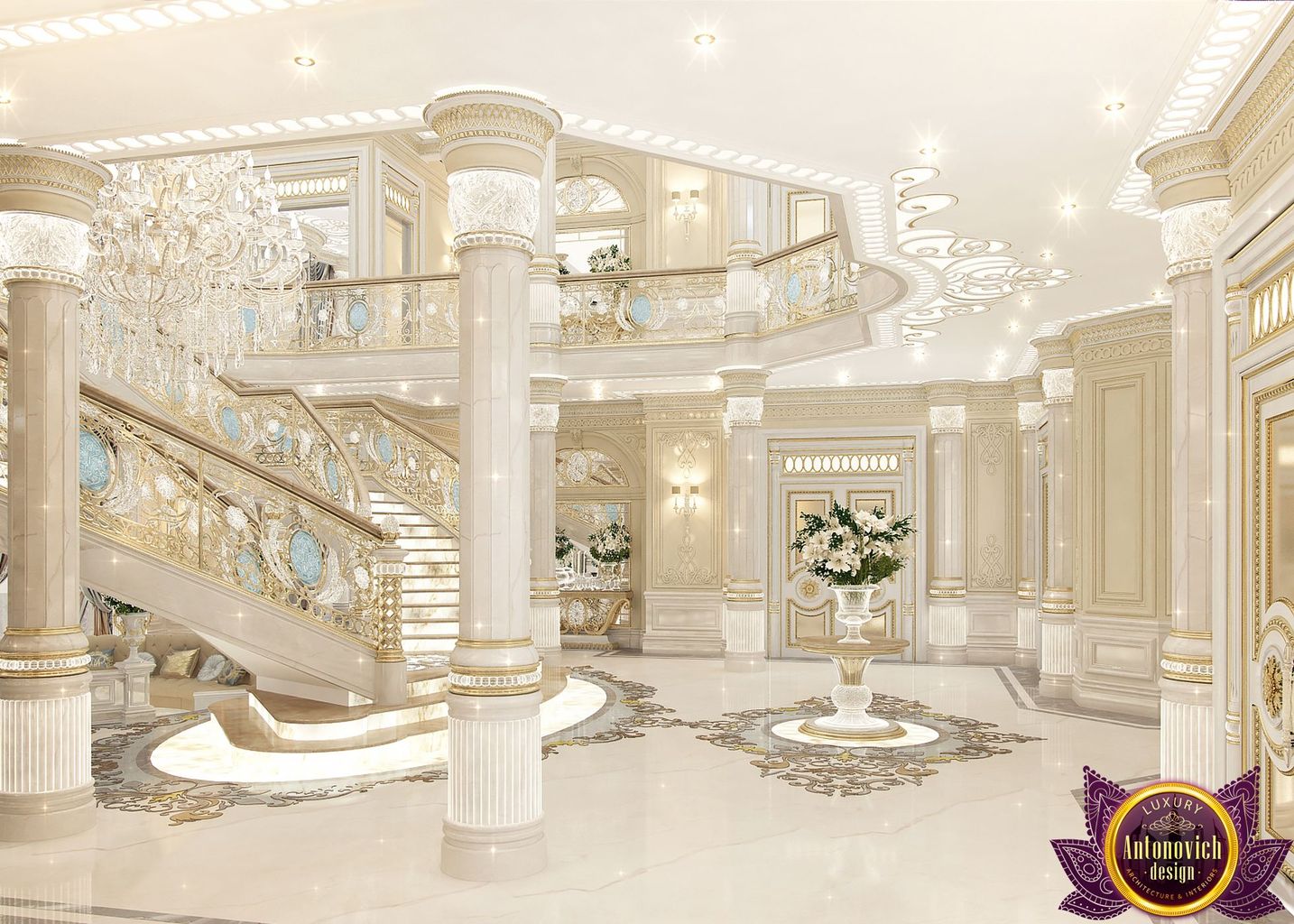 LUXURY ANTONOVICH DESIGN UAE: Palace interiors from Luxury Antonovich ...
