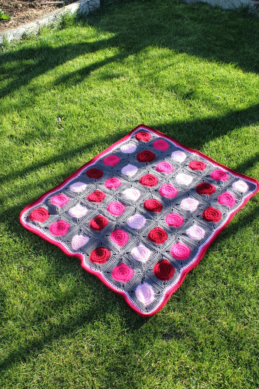On A Crafty Adventure Crochet Circle Blanket