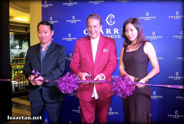 VIPs and Mr Phillippe Charriol himself was there to launch the Charriol Geneve flaship store