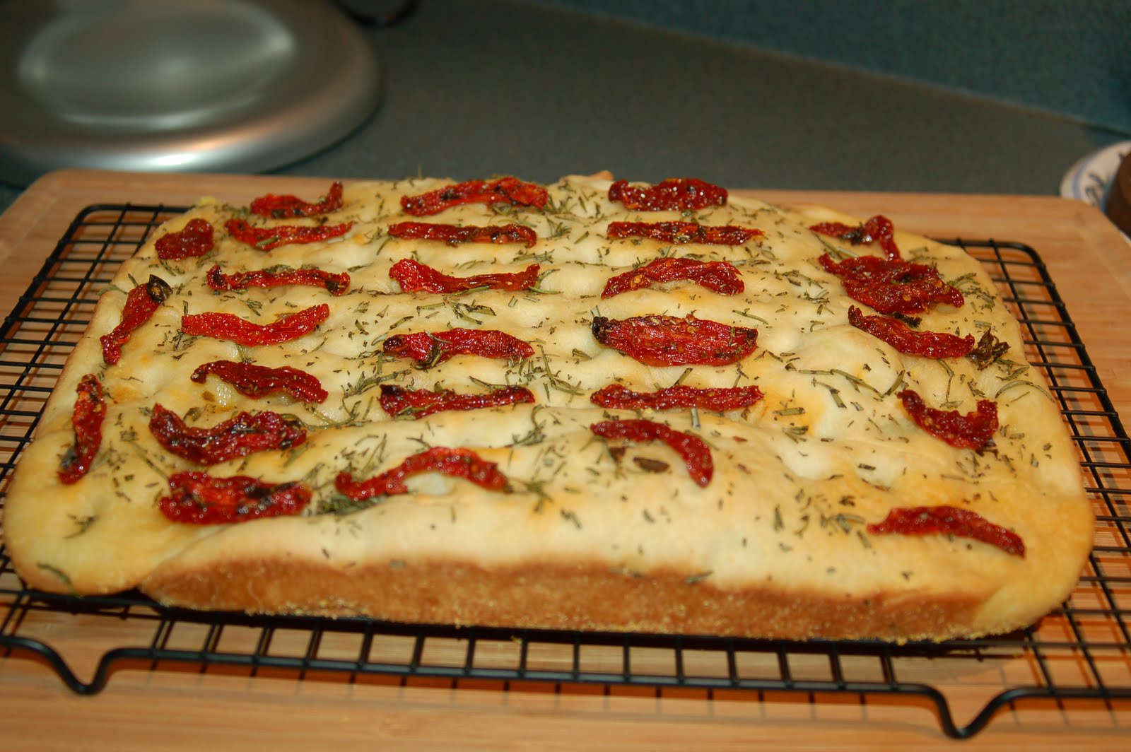SunDried Tomato and Rosemary Focaccia Bread