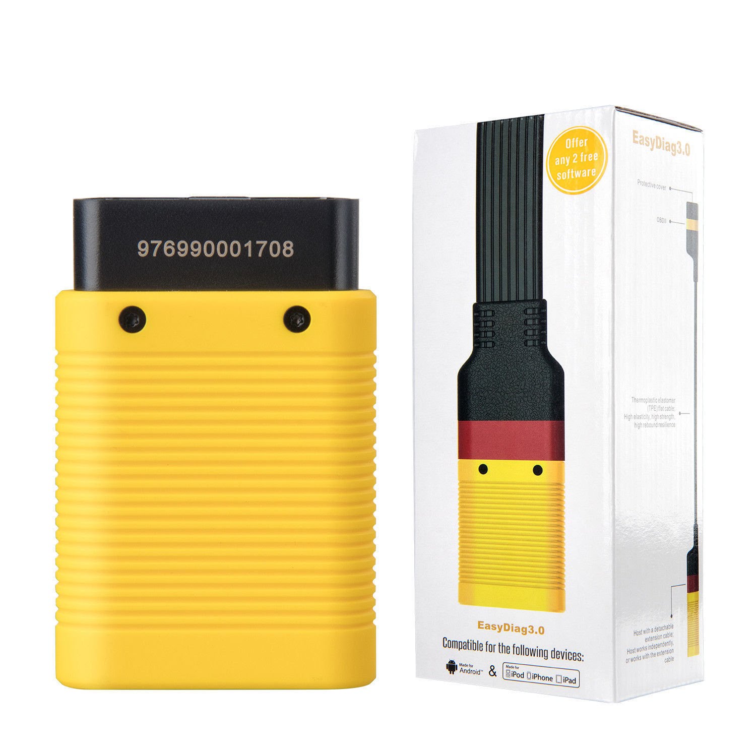 Launch X431 Scanner Easydiag 3.0 Diagnostic Scan Tool All System