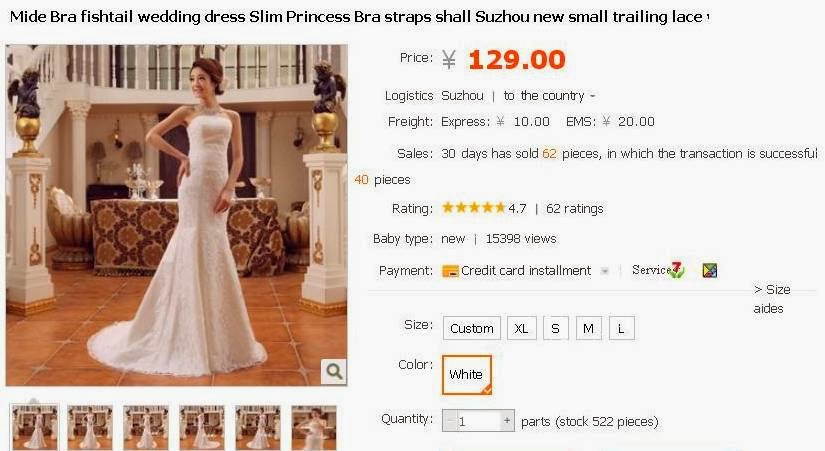Taobao SEA, Online Shopping, giveaway RMB1,500, alipay, taobao, bridal gown