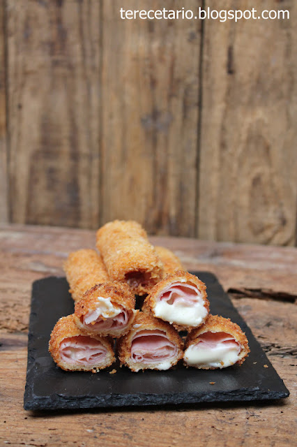  FLAMENQUINES DE JAMÓN YORK Y QUESO 