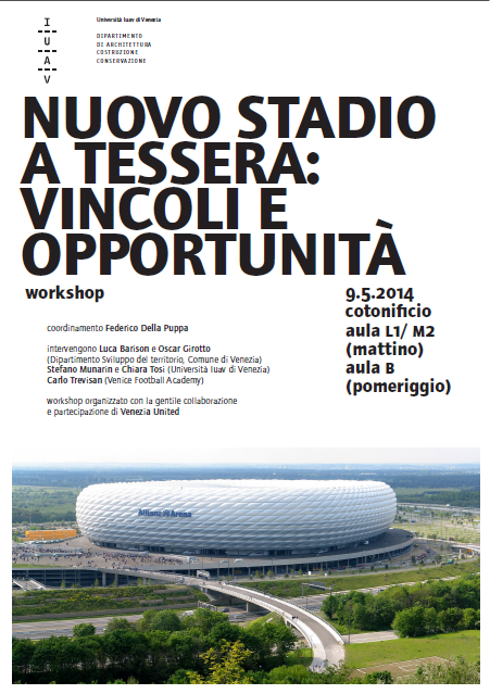 VeneziaUnited IUAV: workshop nuovo stadio