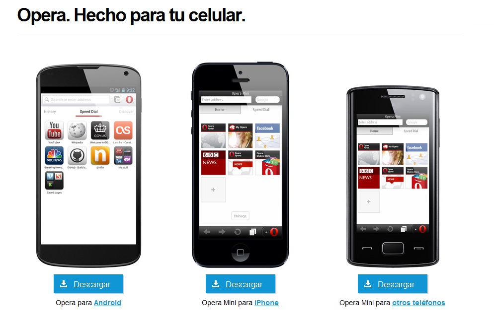 Opera Mobile y Opera Mini: ¿Cuál es la diferencia? | La Taberna de Julio