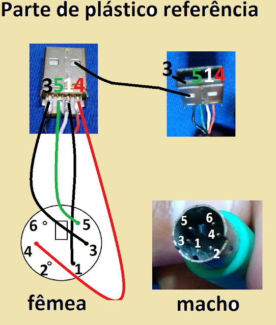 Como fazer adaptador de USB para PS2 ( teclado/mouse) Sera que é