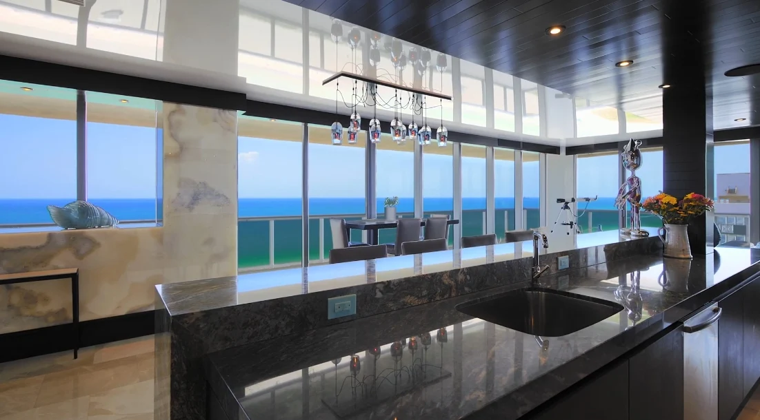 47 Interior Design Photos vs. Tour 5875 Collins Ave, 1801/2 Miami Beach FL Luxury Condo