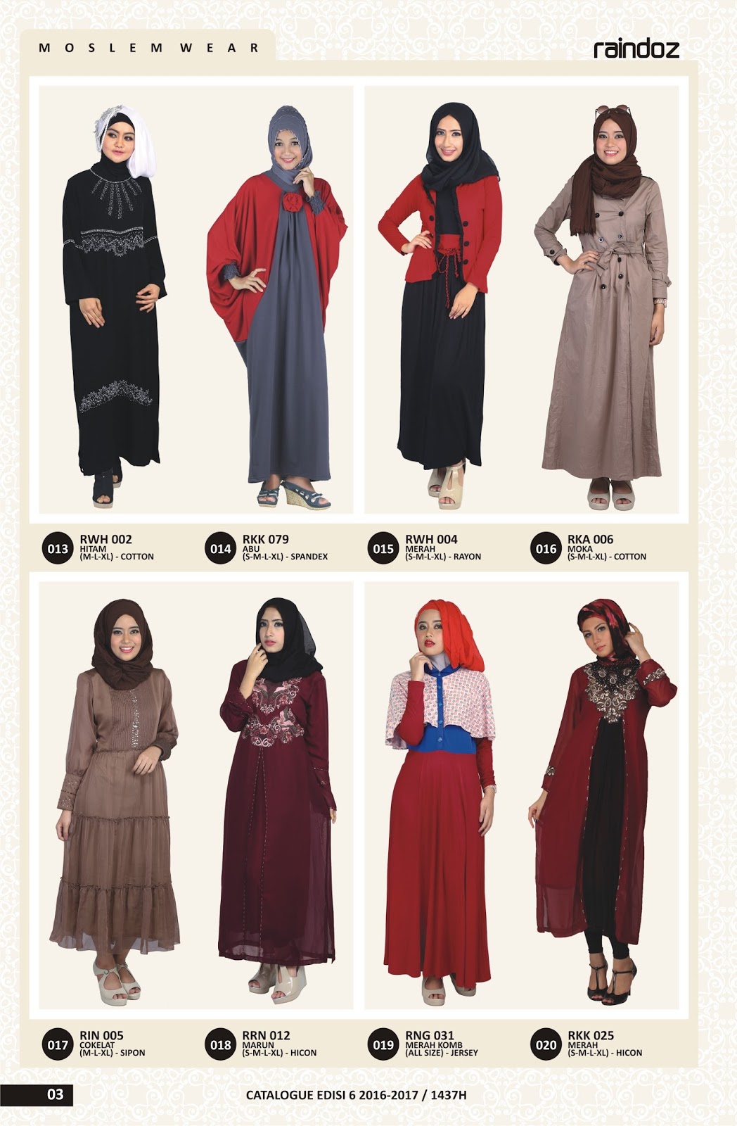 Katalog Raindoz Fashion Distro 20152016