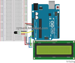 menampilkan sensor lm35 pada lcd