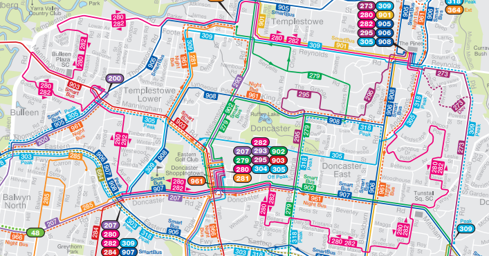 282 Bus Route Timetable Melbourne On Transit: Timetable Tuesday #22: Lessons From The Manningham  Mover (280 282)