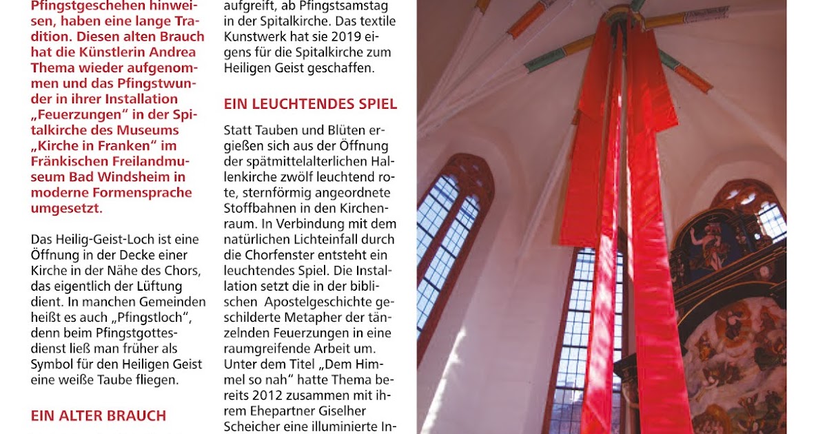 Art of Andrea Thema Würzburger katholisches Sonntagsblatt 20. Mai 2020