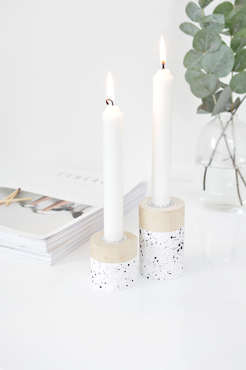 DIY wooden candle holder — Caroline Burke Burkatron