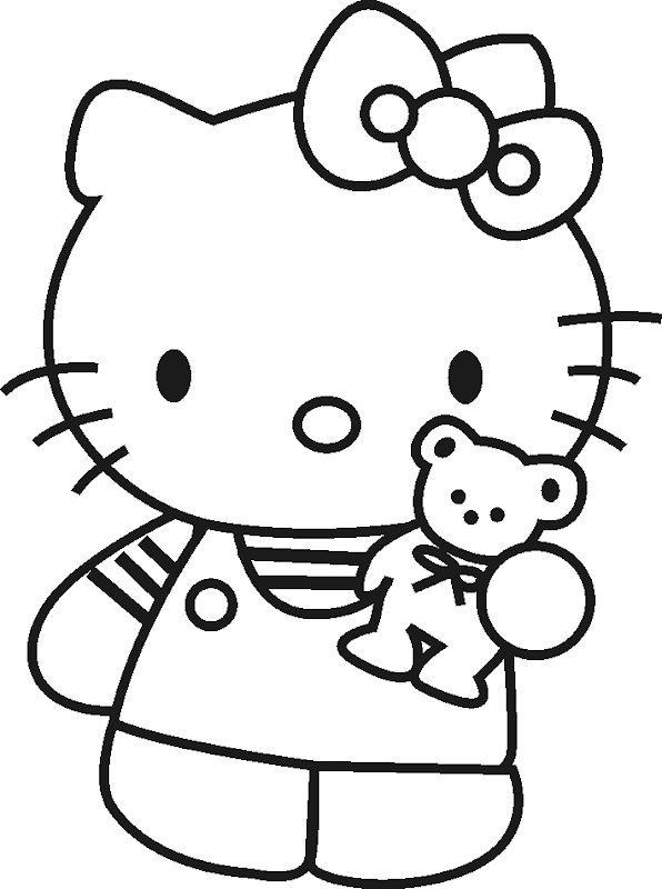 Free Hello Kitty Coloring Pages - Best Coloring Pages Collections