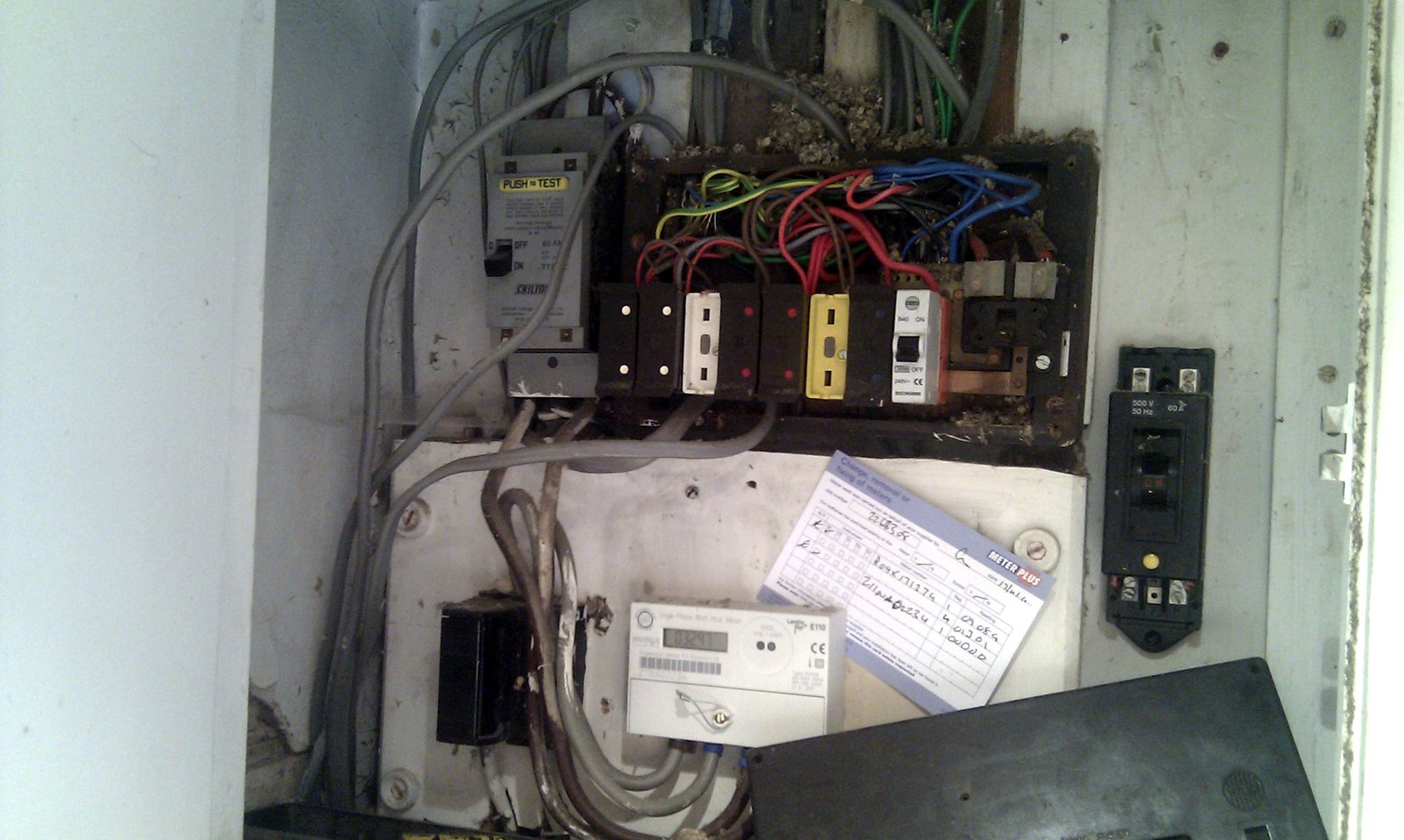 Station Road Fuse board change