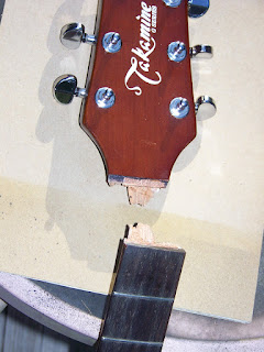 image result for Guitar Neck headtock repair at Haywire Custom Guitars