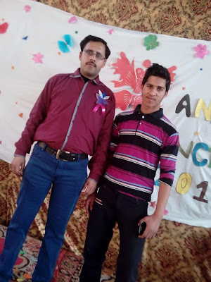 Basit imtiaz With Sir Naveed At School In 2015.