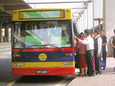 KL Mid Valley Megamall Free Shuttle Bus Service Schedule Bangsar LRT Station