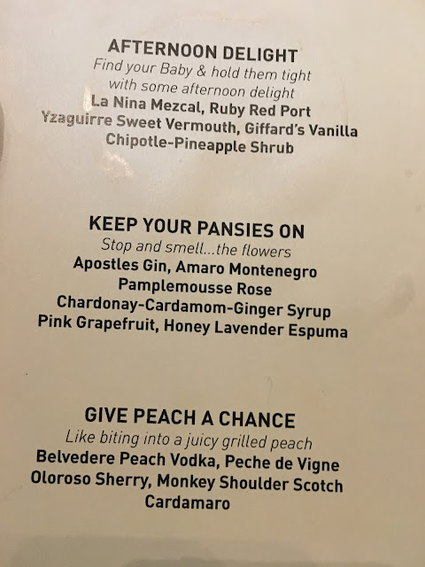 Cosmo, Cosmopolitan, Chandelier, Vegas, drink menu