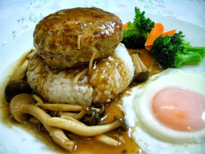 Pengs Kitchen: Japanese Hamburg Steak I Mushroom Sauce