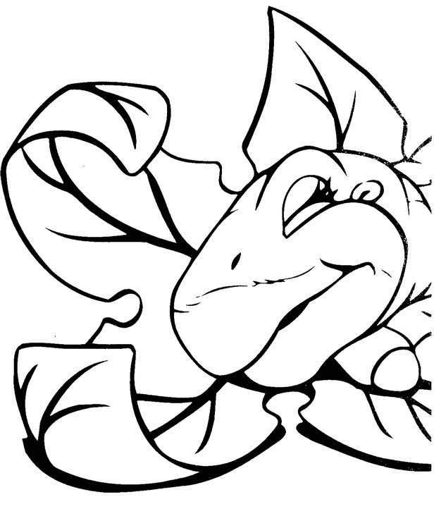 Pie Pequeño para dibujar pintar y colorear - colorearrr