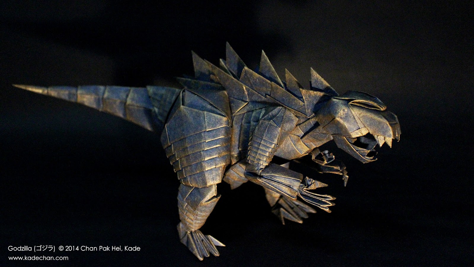 Kade Chan Origami Blog 香港摺紙工作室 (日誌) Origami Godzilla (ゴジラ)