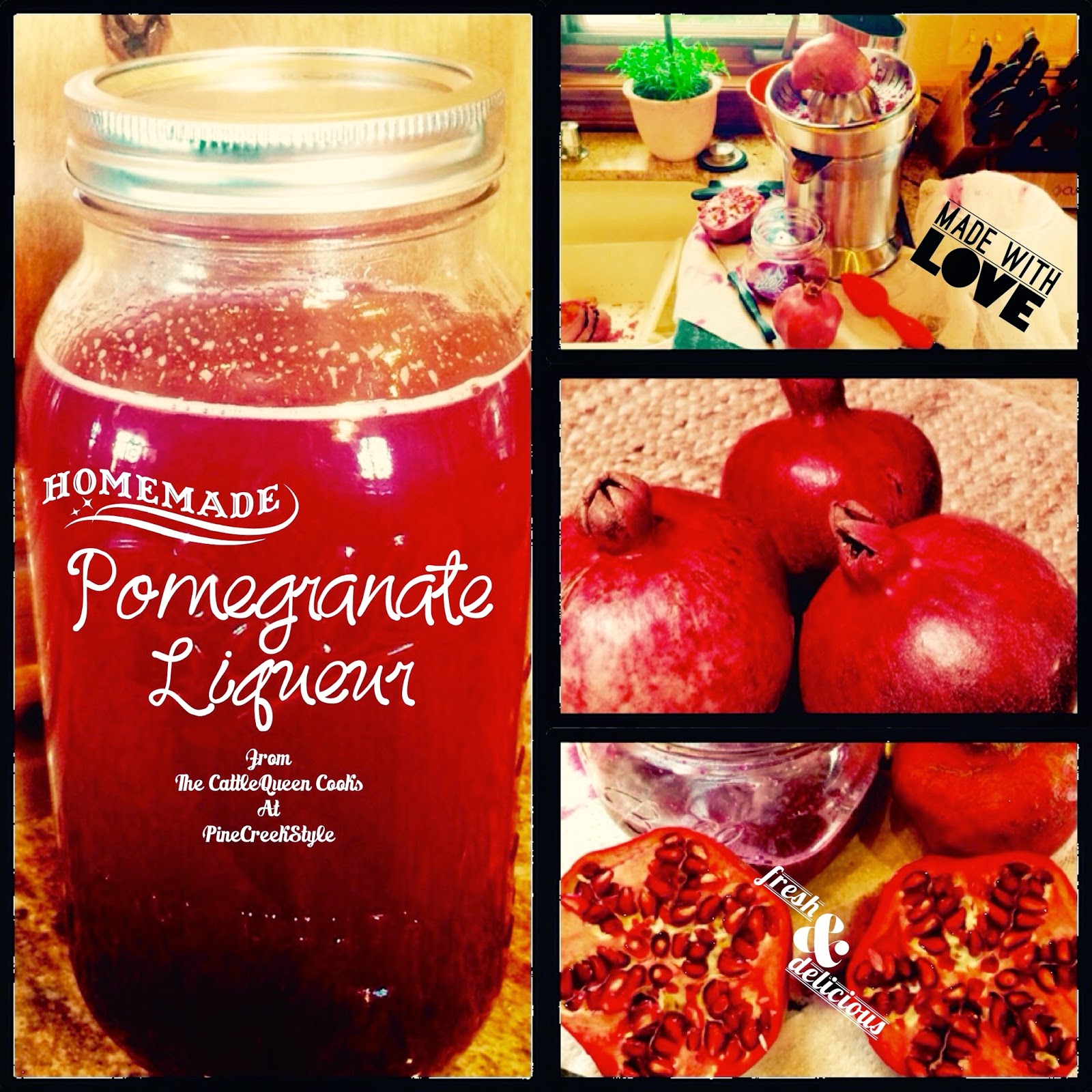 Pine Creek Style Pomegranate Liqueur...