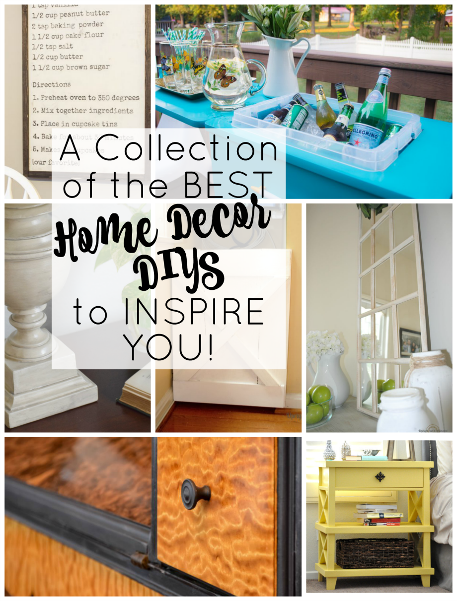 A collection of some of the BEST Home Decor DIYs to inspire YOU! • That
