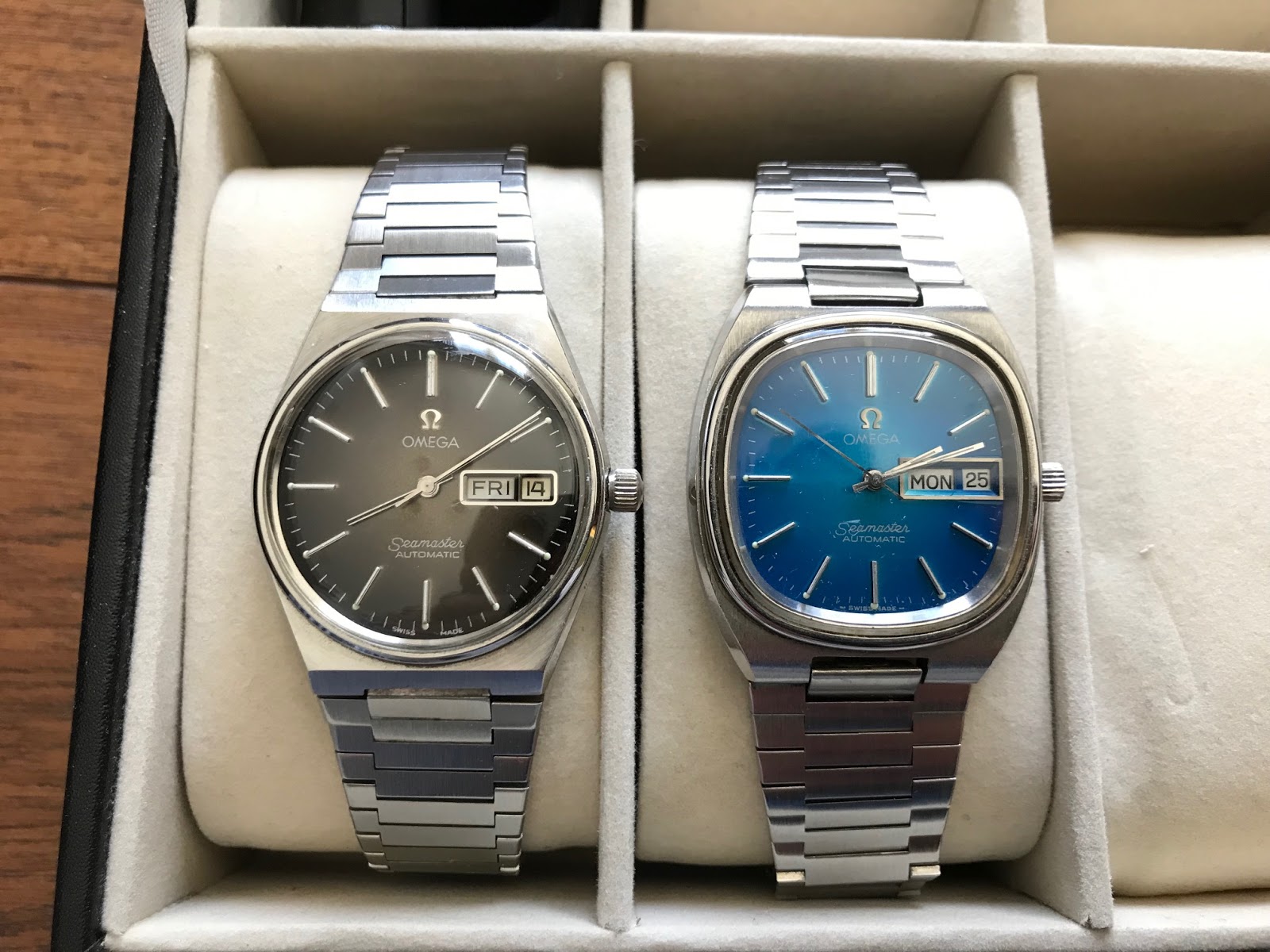 OMEGA 　ヴィンテージ　シーマスター　カラーダイヤル OMEGA オメガ シーマスター カラーダイヤル ブルーグラデーション TV
