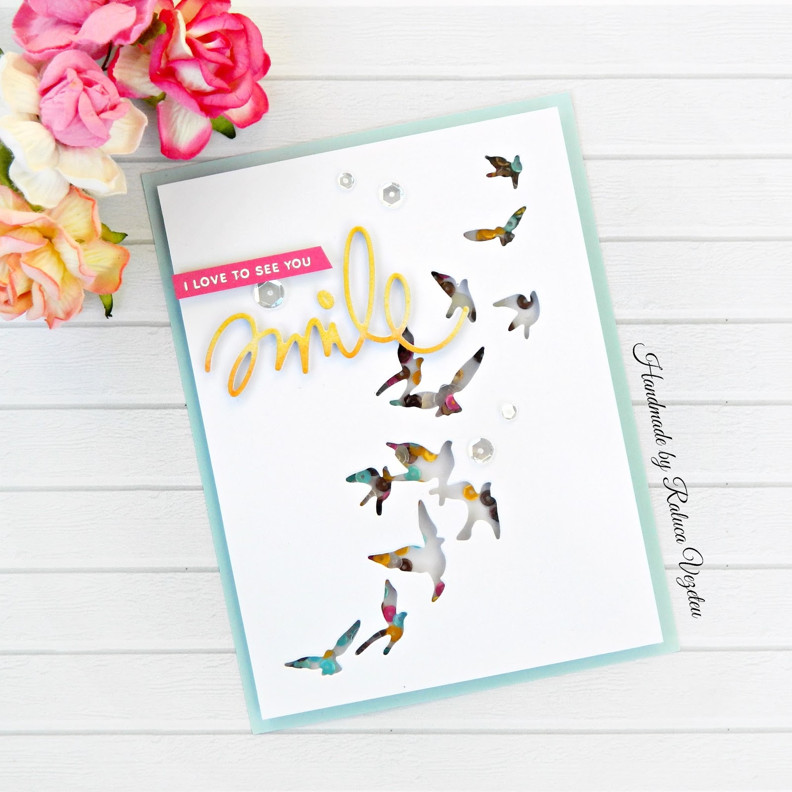 Smile Sizzix Handmade Card