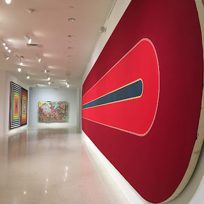 Frank Stella show at NSU Art Museum in Fort Lauderdale, Florida