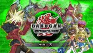 Bakugan Battle Brawler Defender of The Core PPSSPP Highly Compressed