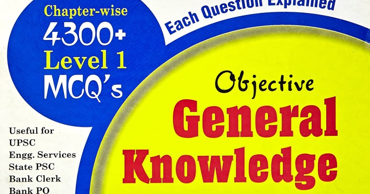 Objective General Knowledge & Current Affairs Book Free download Exam