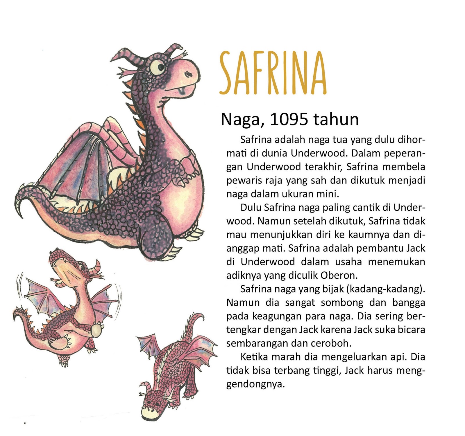 Desain Karakter Underwood Chronicle wildflower