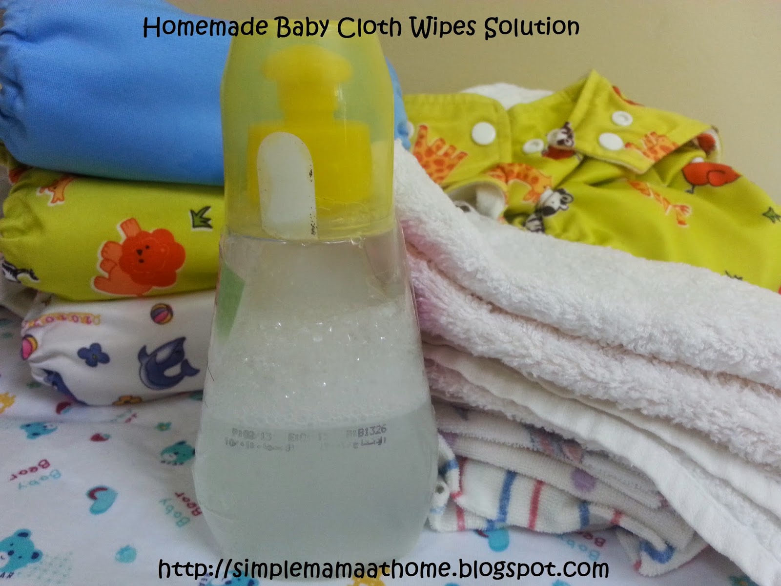 Homemade Baby Cloth Wipes Solution